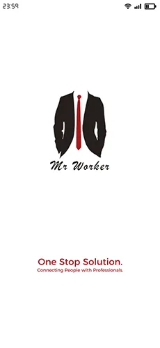 MrWorker app splash screen